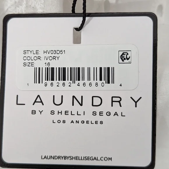 NEW WT,, Laundry Tiered Ruffle Dress - Picture 10 of 16